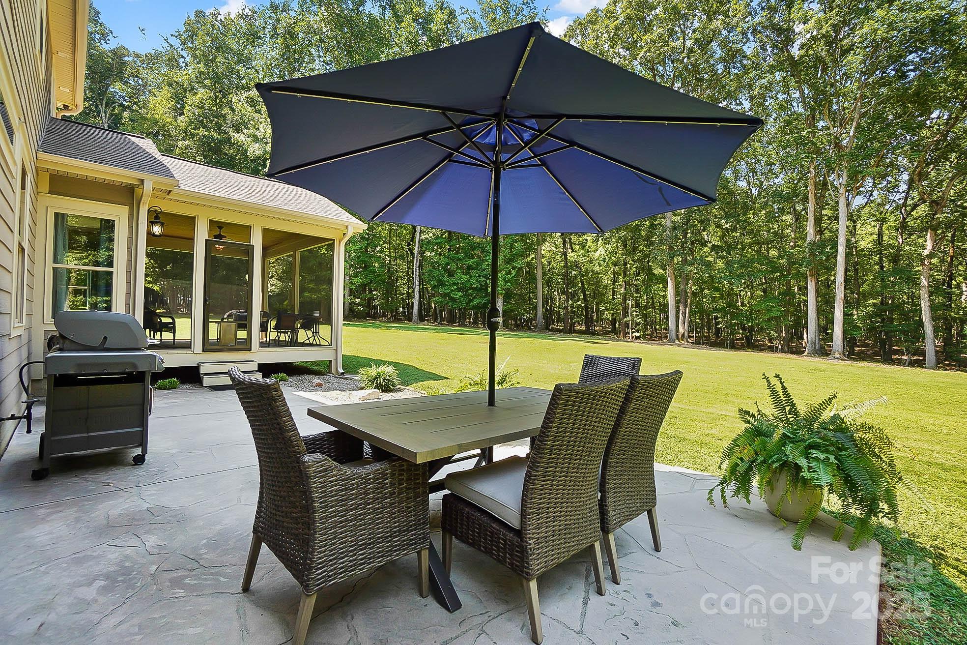 7219 Indian Trail Fairview Road Indian Trail, NC 28079 - Photo 44 of 48 a view of an outdoor sitting area with furniture and backyard