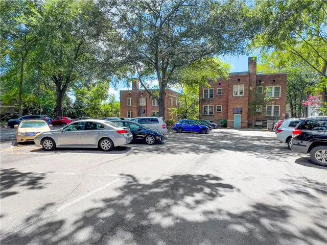 a car parked on the side of a street