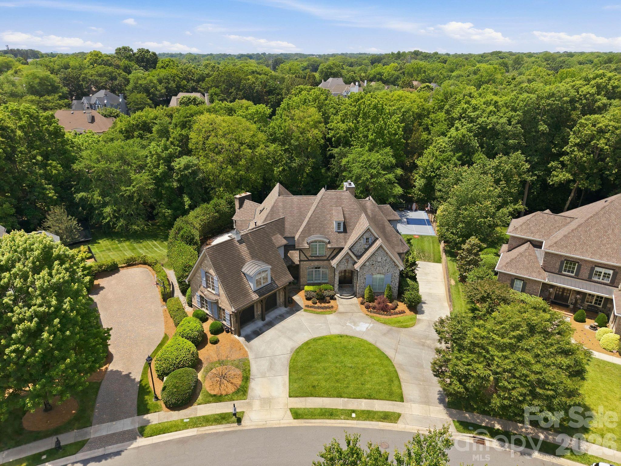 7416 Lee Rea Road Charlotte, NC 28226 - Photo 3 of 48 an aerial view of multiple house