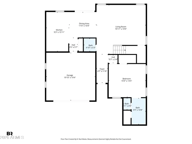 a view of a hall with floor to ceiling windows and a table