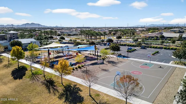 a view of tall building with street view