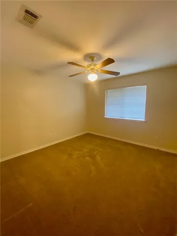 en view of an empty room