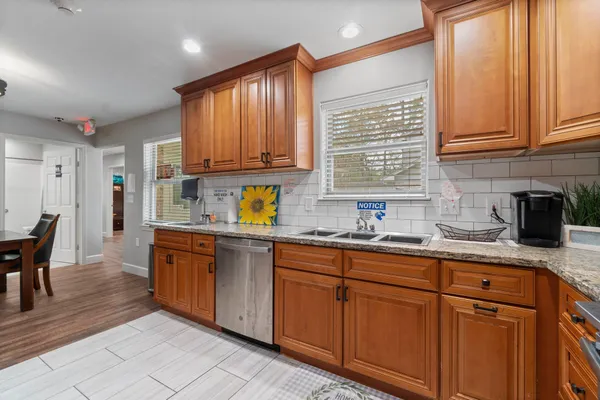 a bathroom with a shower and a toilet