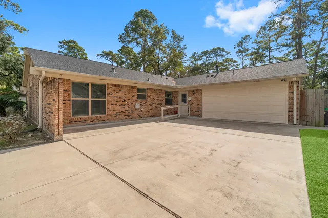 front view of a house with a outdoor space