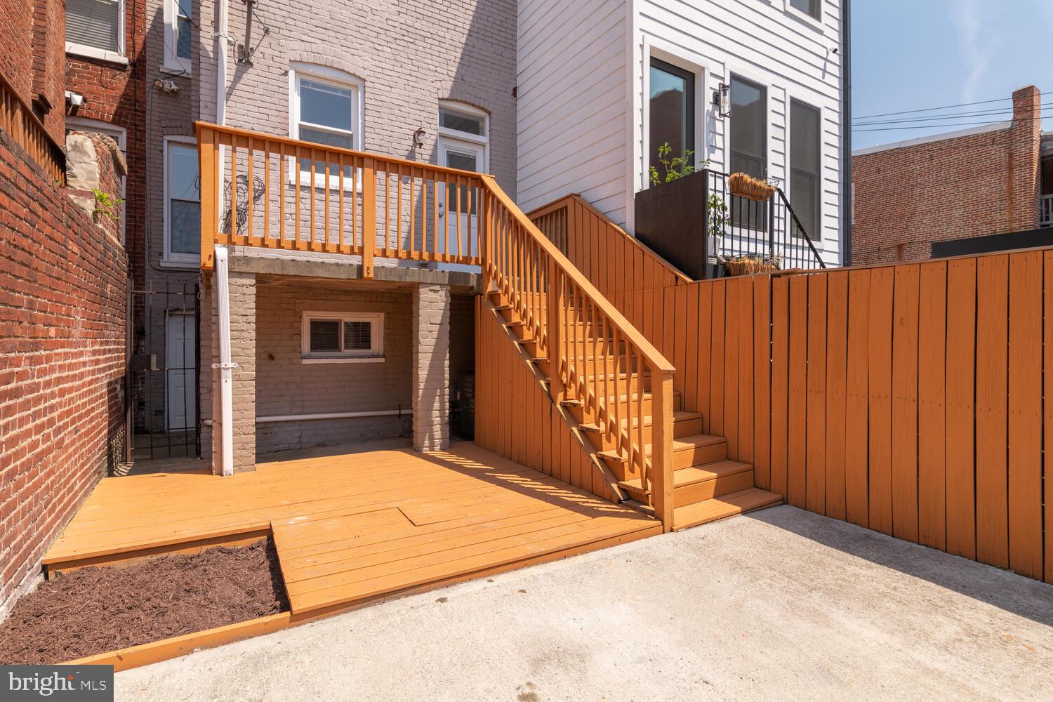 317 K Street Northeast Washington, DC 20002 - Photo 30 of 47 Open patio area