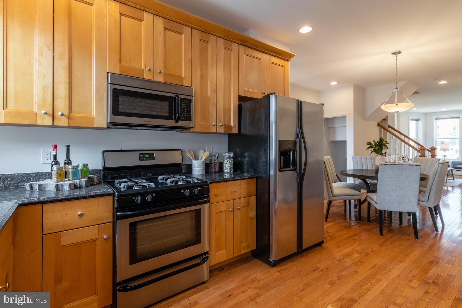 317 K Street Northeast Washington, DC 20002 - Photo 10 of 47 Kitchen with granite and stainless