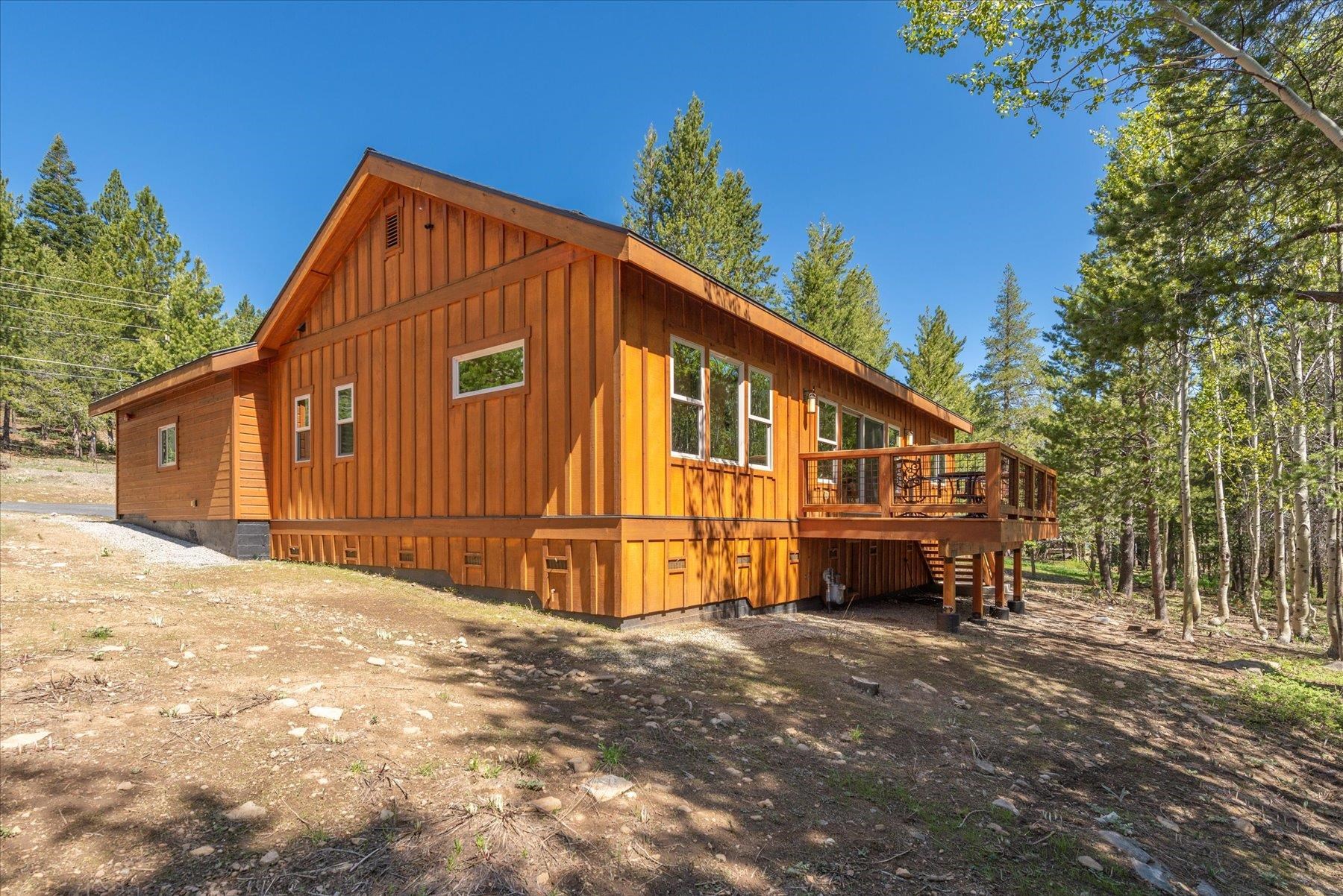 14475 Alder Creek Road Truckee, CA 96161 - Photo 3 of 21 a view of a house with a yard