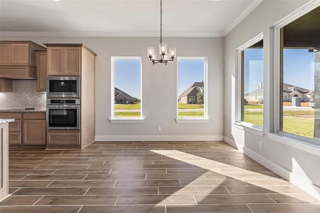 a view interior of the kitchen and natural light