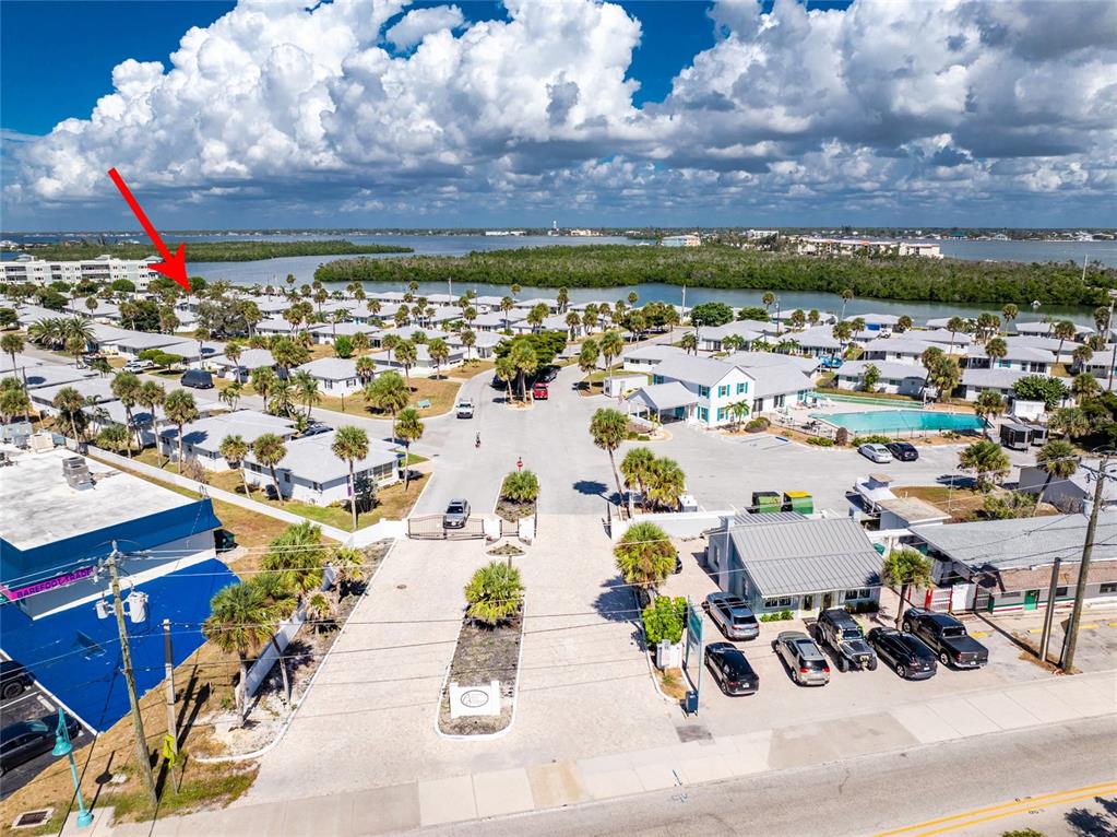 1977 Beach Road, Unit 21 Englewood, FL 34223 - Photo 23 of 27 an aerial view of a building with outdoor space