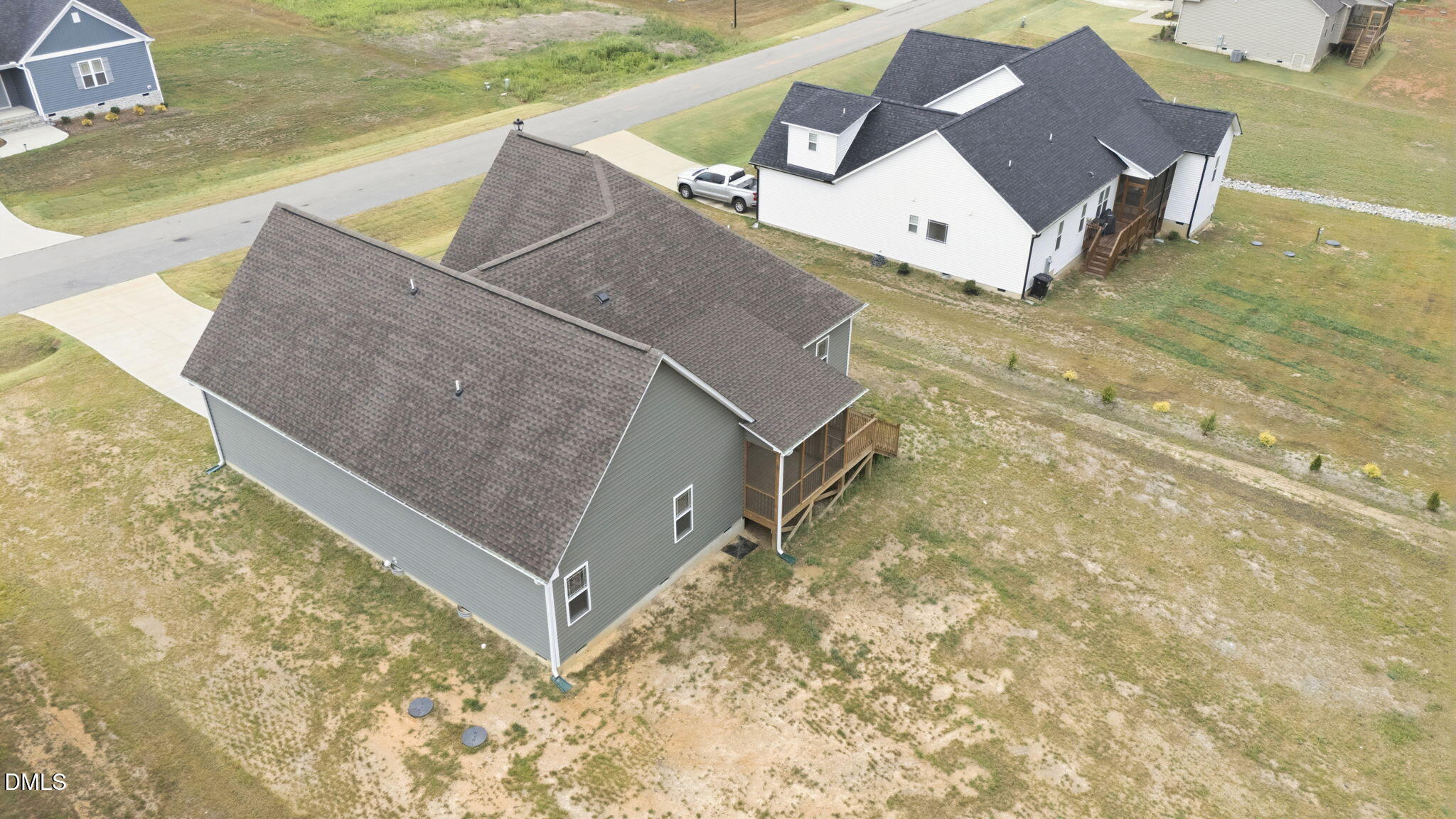 146 Seahawk Way Zebulon, NC 27597 - Photo 50 of 51 an aerial view of residential house with pool