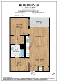 $698,000 | 230 7th Street, Unit 604, San Francisco, CA 94103