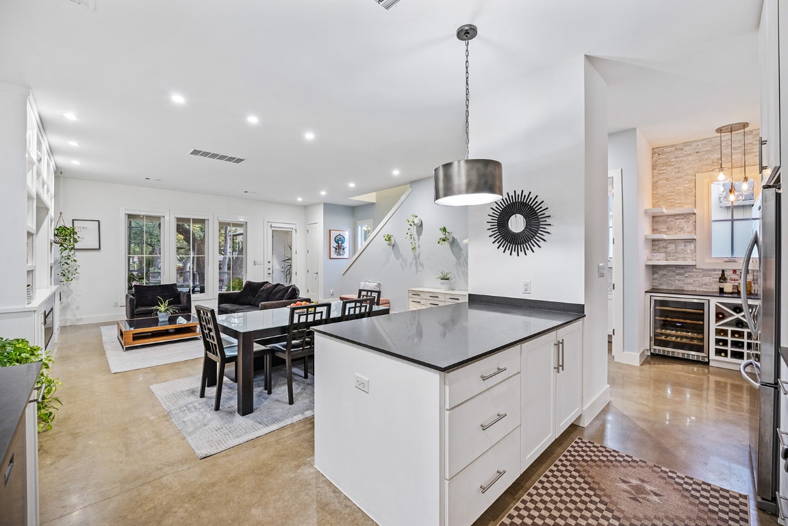 712 Cardinal Lane, Unit A Austin, TX 78704 - Photo 14 of 37 Angle looking through dining to living.
