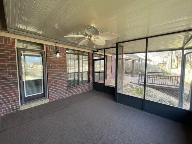 a view of a room with window