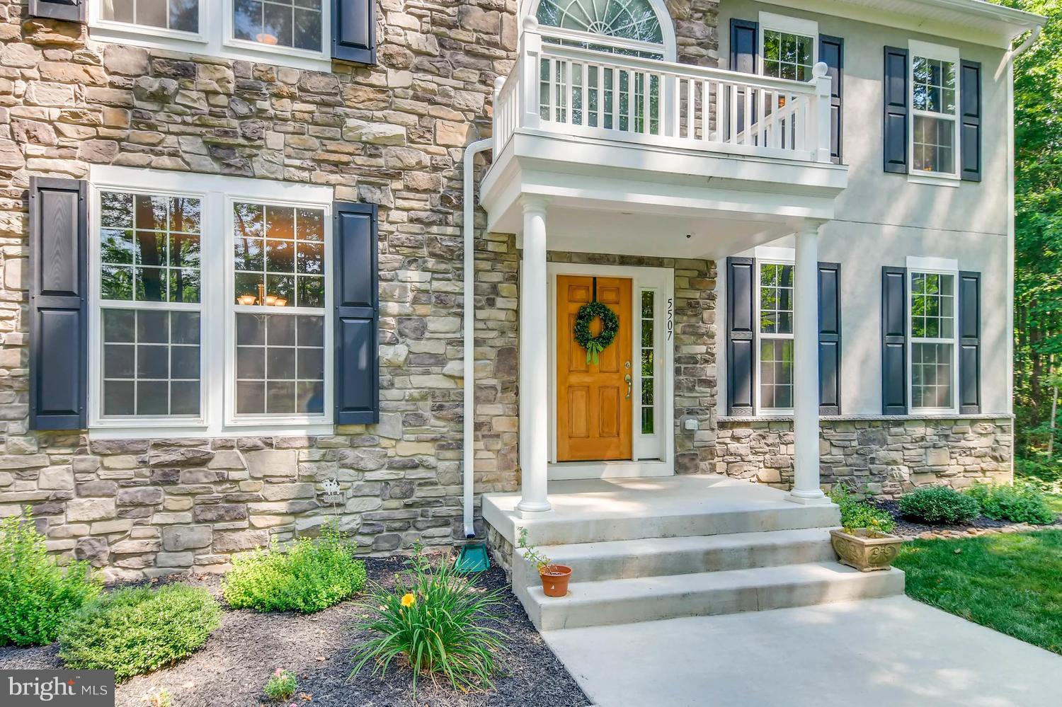 5507 Green Bridge Road Dayton, MD 21036 - Photo 4 of 30 Beautiful stone front & covered front entrance