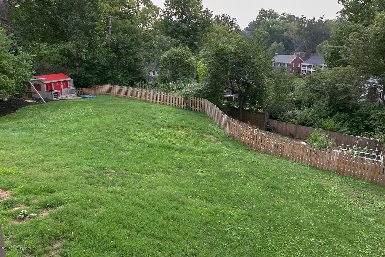 1734 Gresham Road Louisville, KY 40205 - Photo 31 of 35 Rear yard and raised bed garden