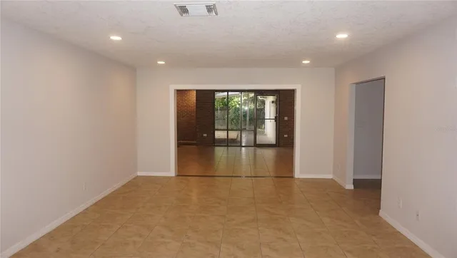 an entryway of an empty room