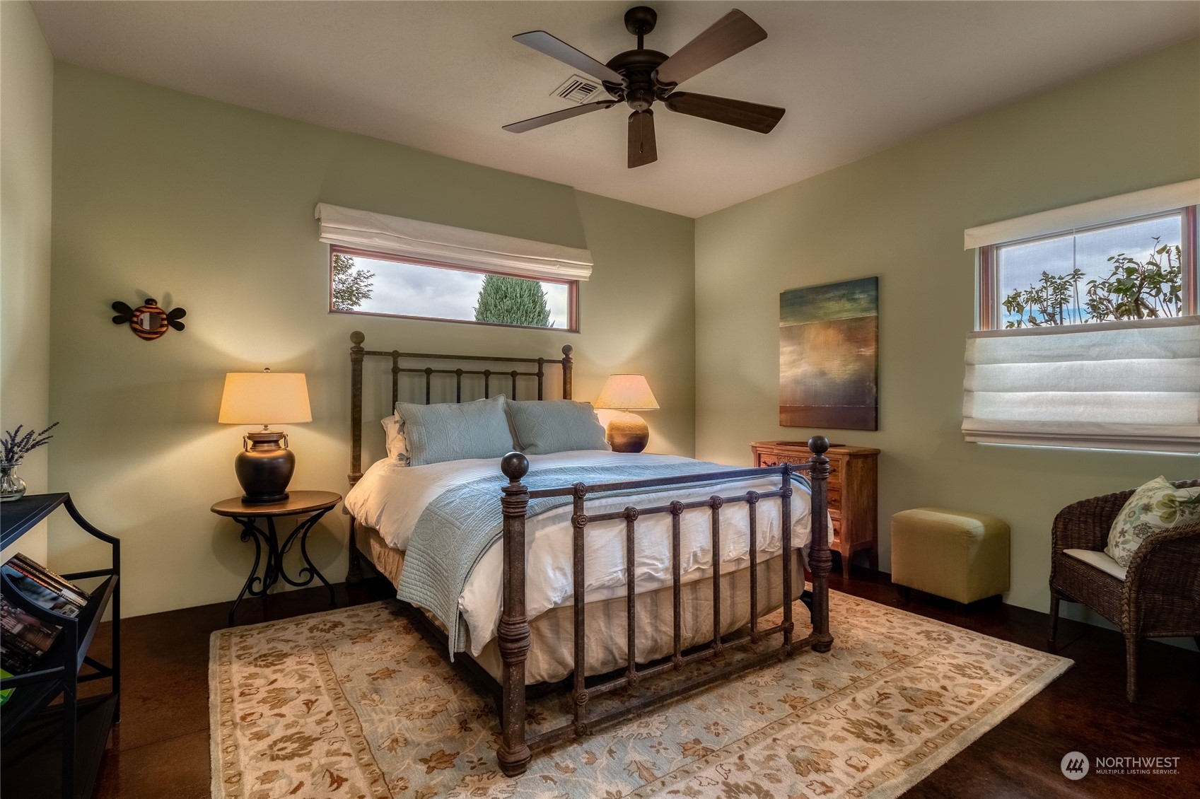 1648 Stateline Road Walla Walla, WA 99362 - Photo 25 of 40 a bed sitting in a bedroom next to a window