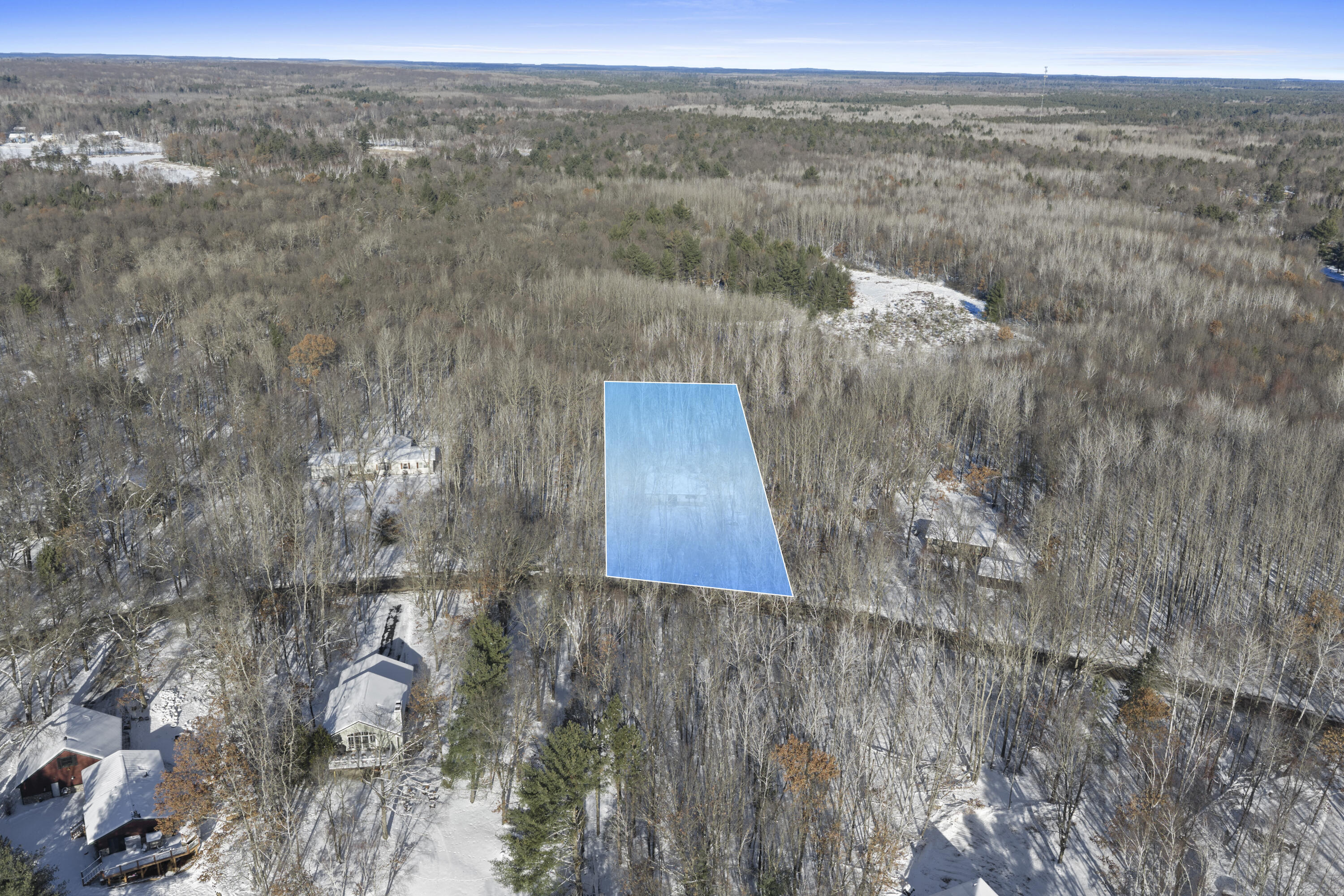 N1520 Spring Glen Road Menominee, WI 54135 - Photo 39 of 55 Drone Highlight Of Lot