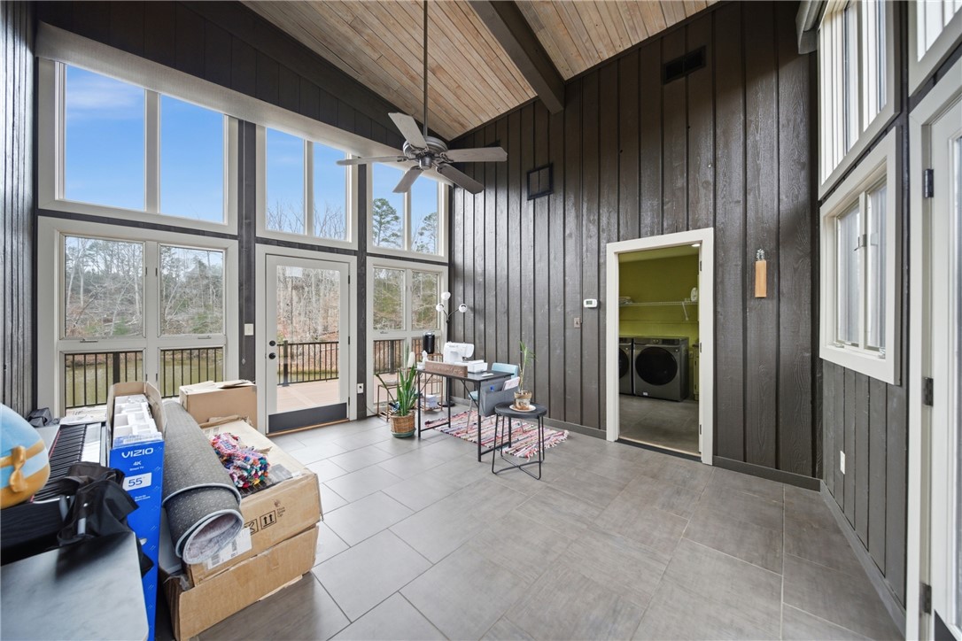 1531 Highway 252 Laurens, SC 29360 - Photo 17 of 40 This bright sunroom offers high ceilings and abundant natural light.