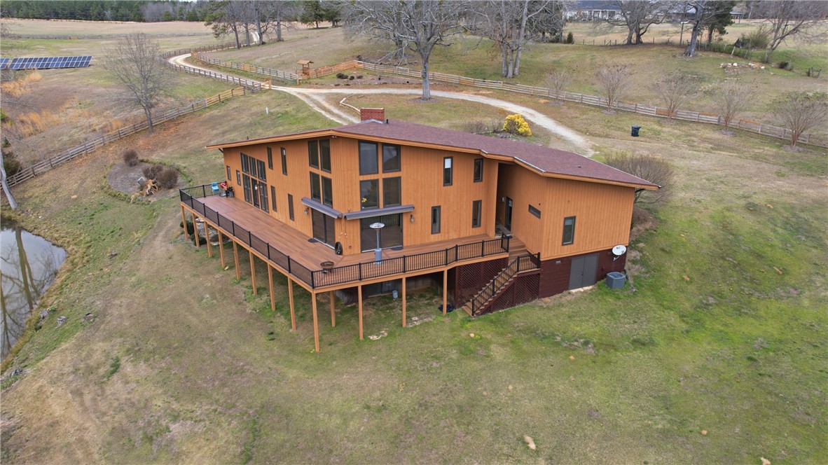 1531 Highway 252 Laurens, SC 29360 - Photo 34 of 40 Perched on a hillside, this residence offers a large deck for outdoor enjoyment.