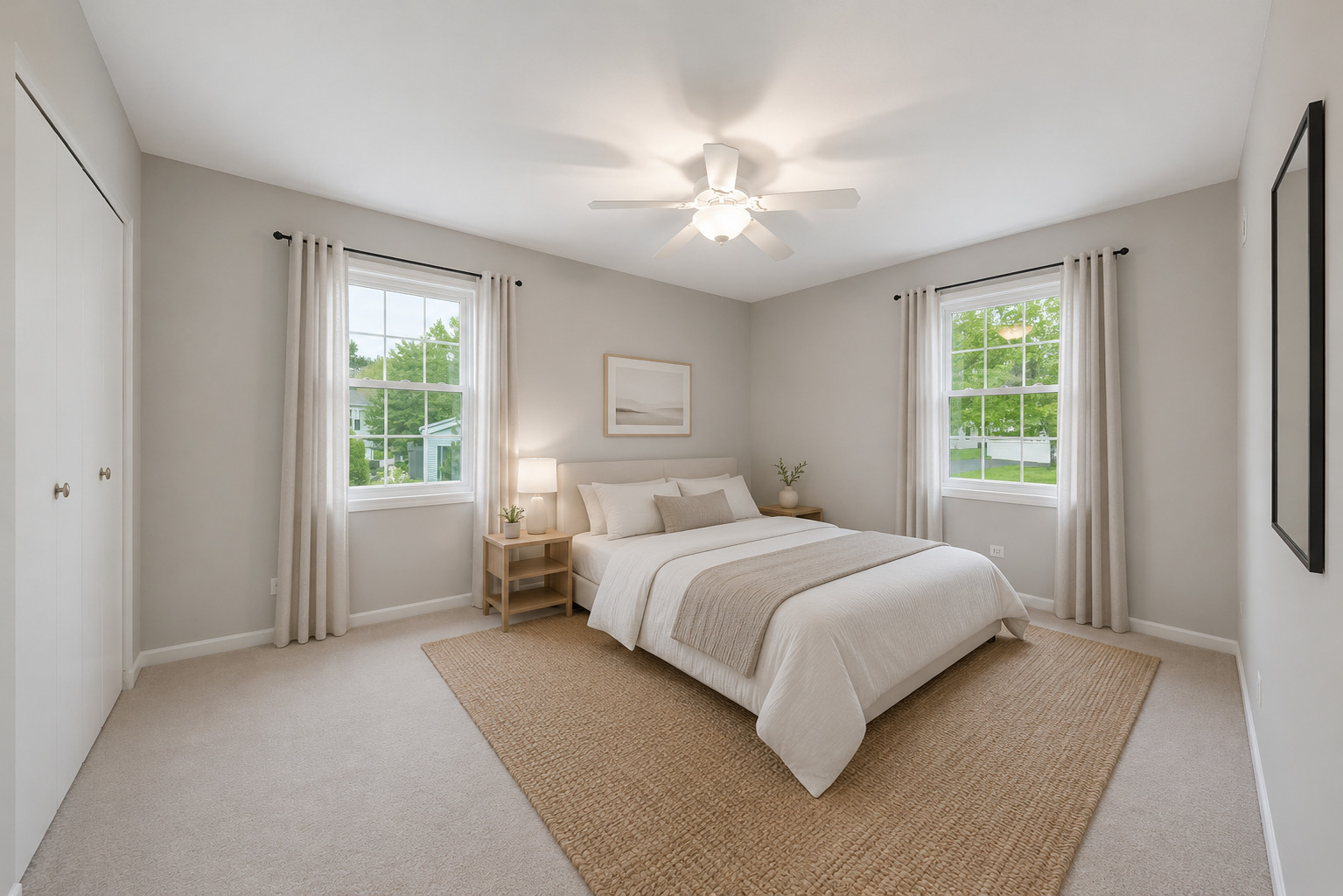 4977 Prairie Oak Road Gurnee, IL 60031 - Photo 16 of 26 a bedroom with a large bed and a window