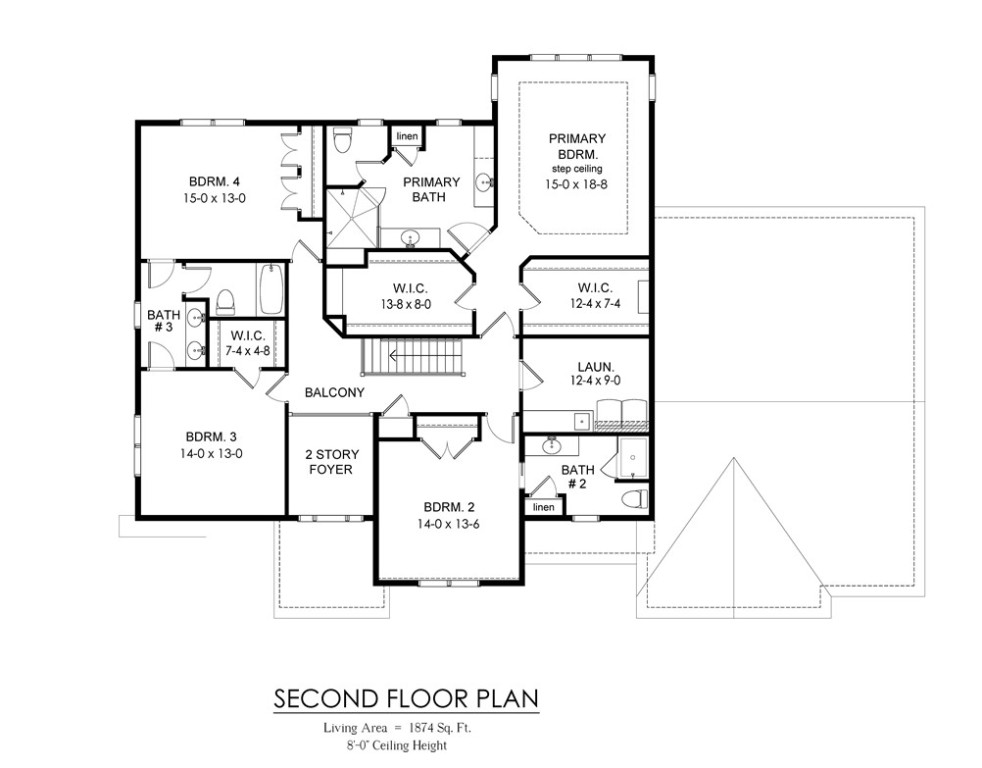 57 Coventry Ridge Pittsford, NY 14534 - Photo 37 of 37 2nd floor plan