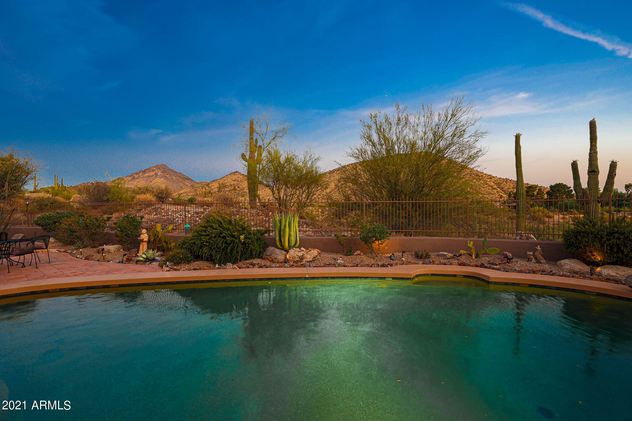 24200 North Alma School Road, Unit 49 Scottsdale, AZ 85255 - Photo 29 of 50 Pool and McDowell Mountain Views