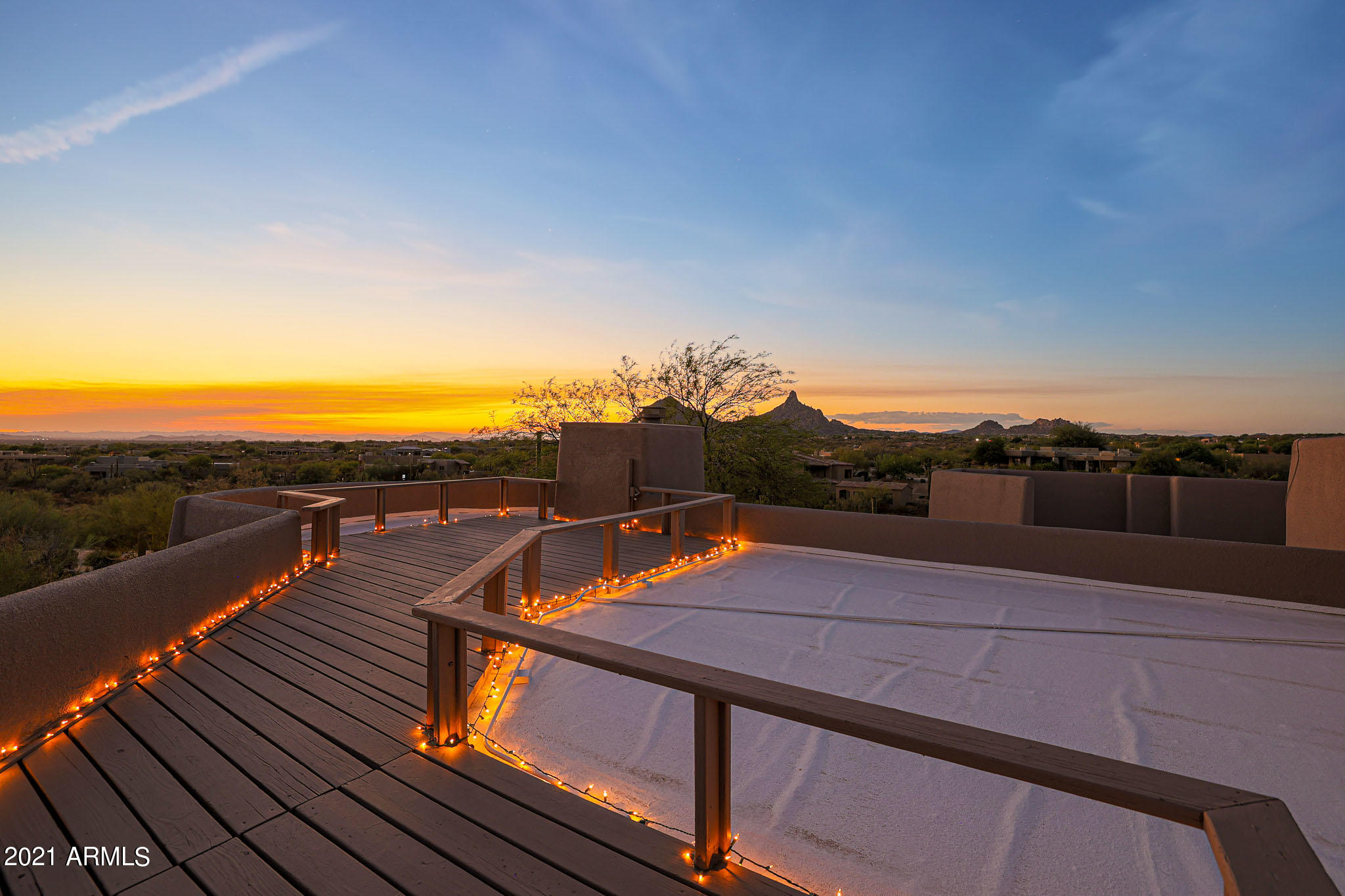 24200 North Alma School Road, Unit 49 Scottsdale, AZ 85255 - Photo 35 of 50 Rooftop View to Pinnacle Peak