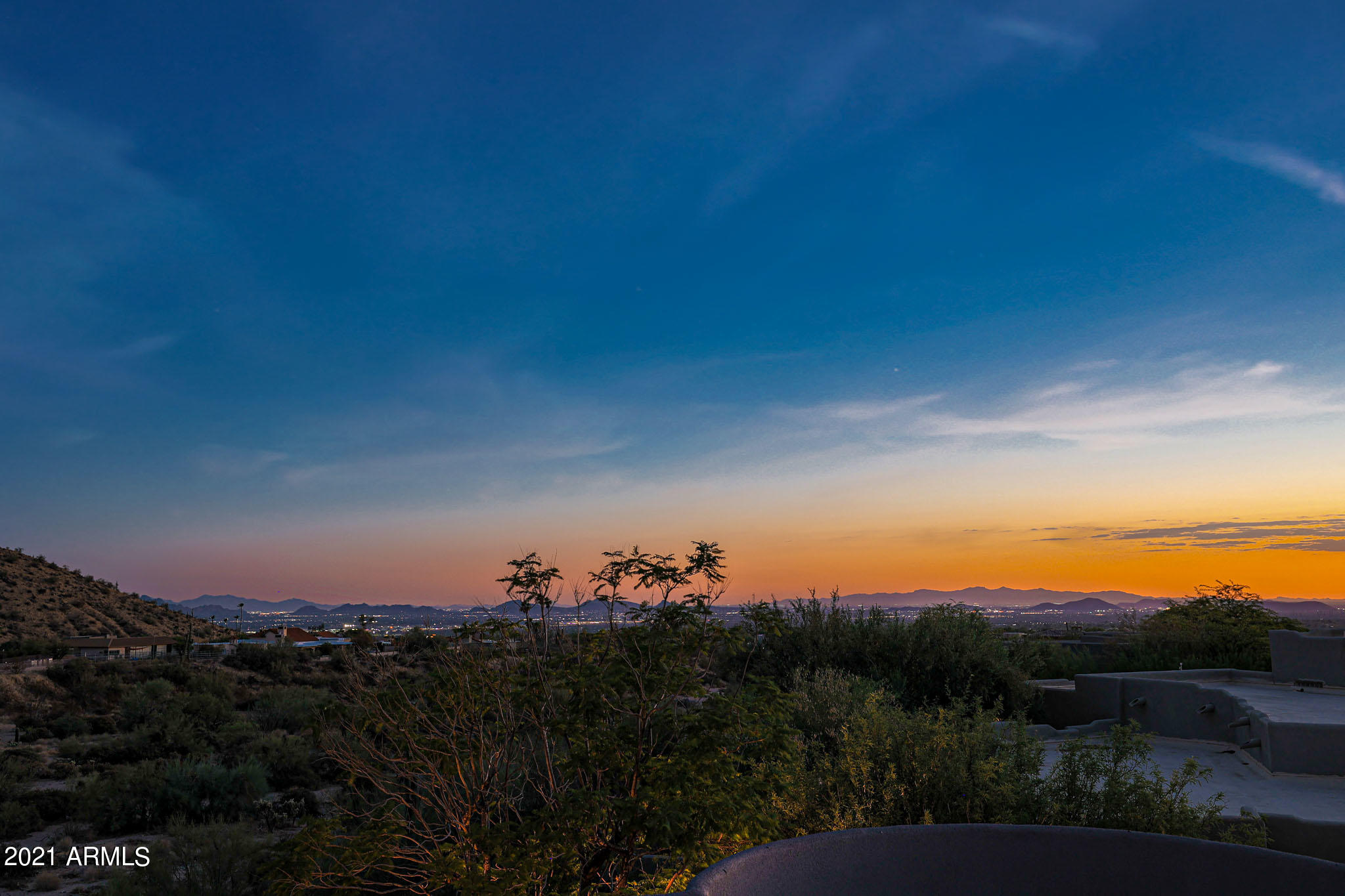 24200 North Alma School Road, Unit 49 Scottsdale, AZ 85255 - Photo 37 of 50 Rooftop View of City Lights