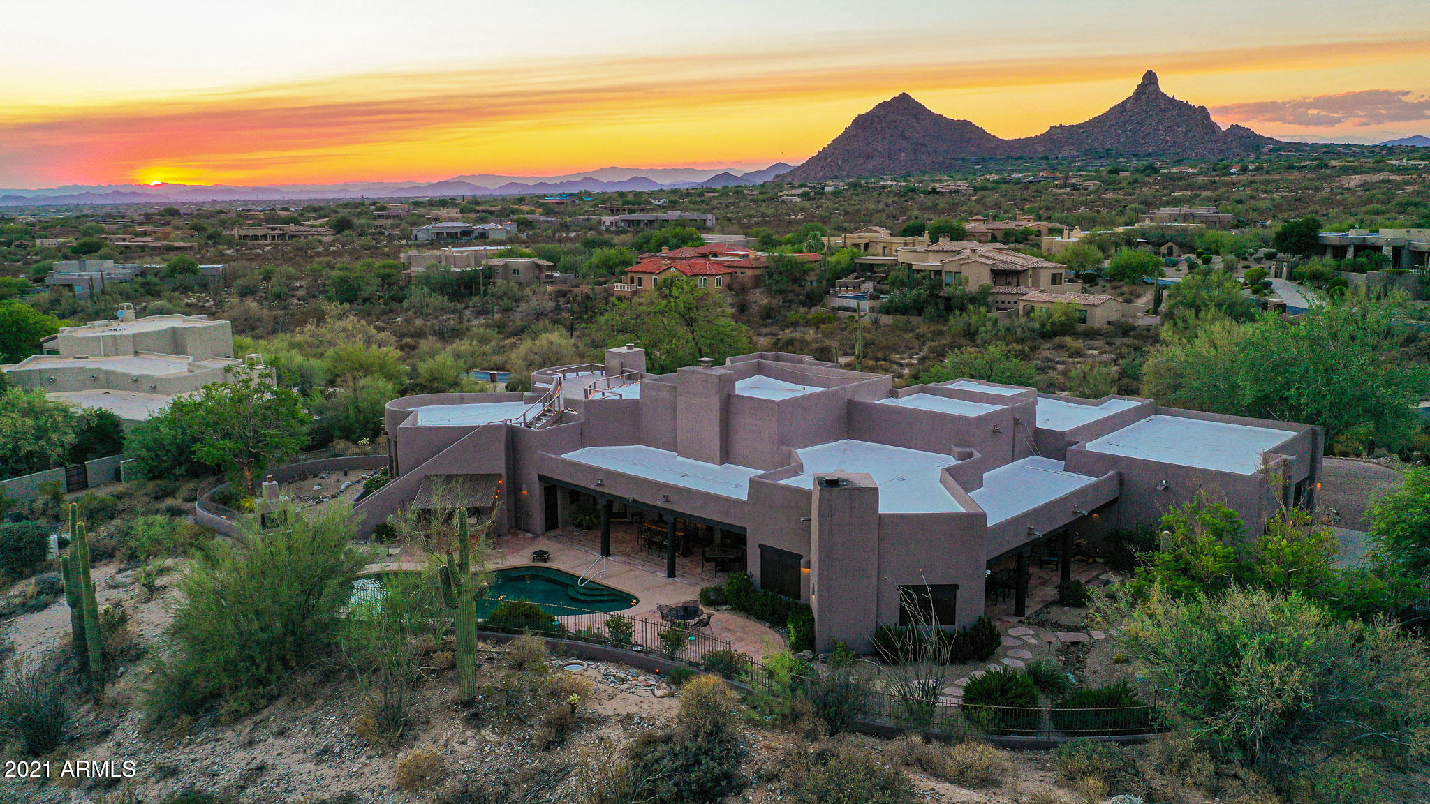 24200 North Alma School Road, Unit 49 Scottsdale, AZ 85255 - Photo 40 of 50 Aerial Back