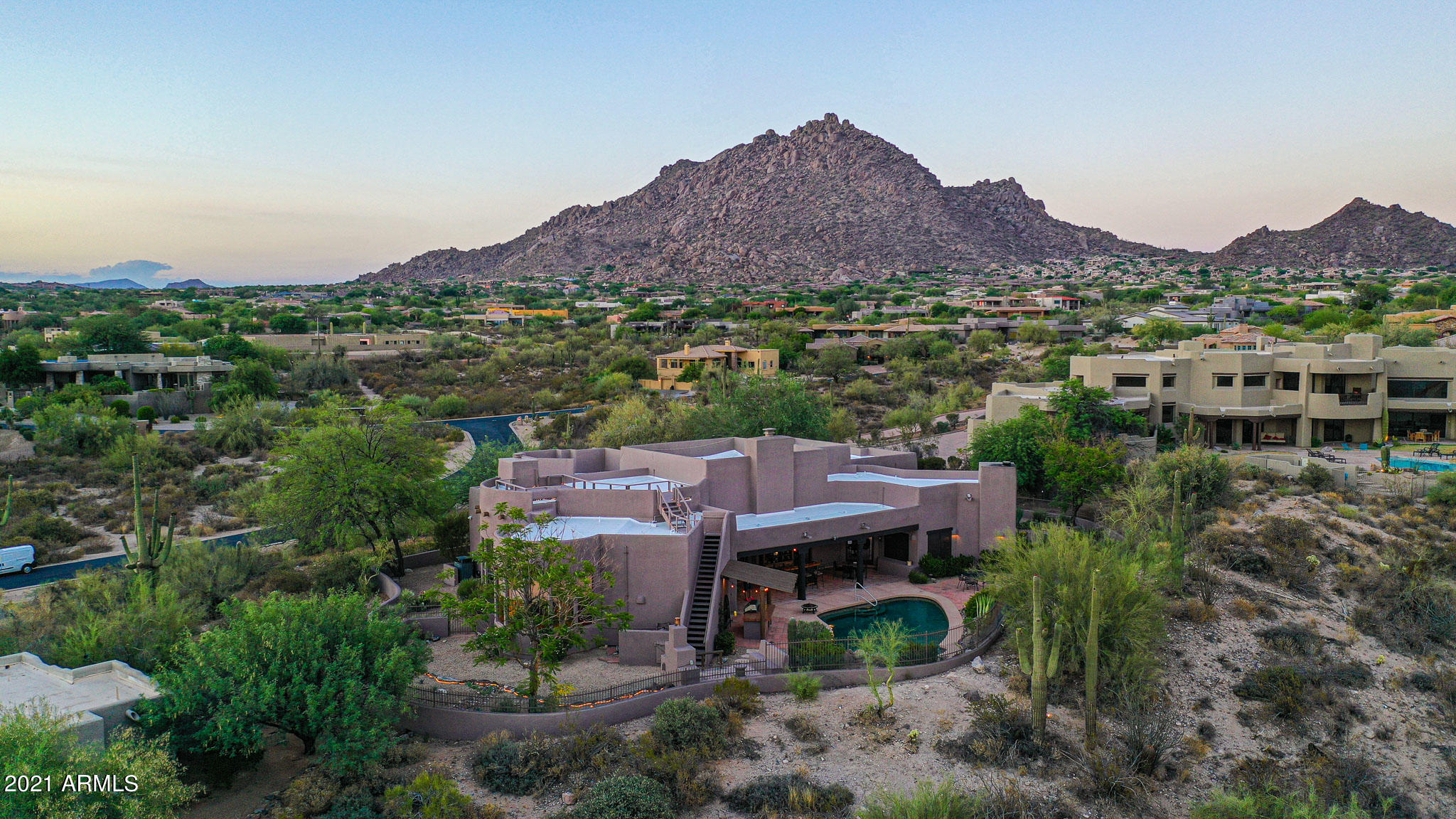 24200 North Alma School Road, Unit 49 Scottsdale, AZ 85255 - Photo 46 of 50 Aerial View to Troon
