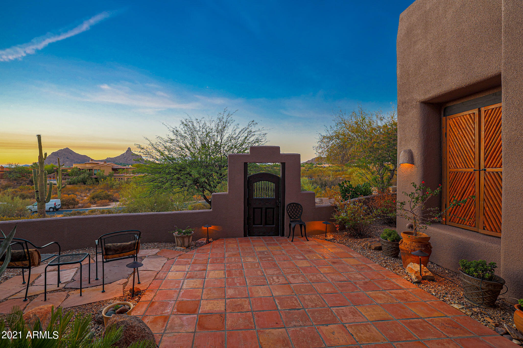 24200 North Alma School Road, Unit 49 Scottsdale, AZ 85255 - Photo 49 of 50 Front Courtyard View to Pinnacle Peak