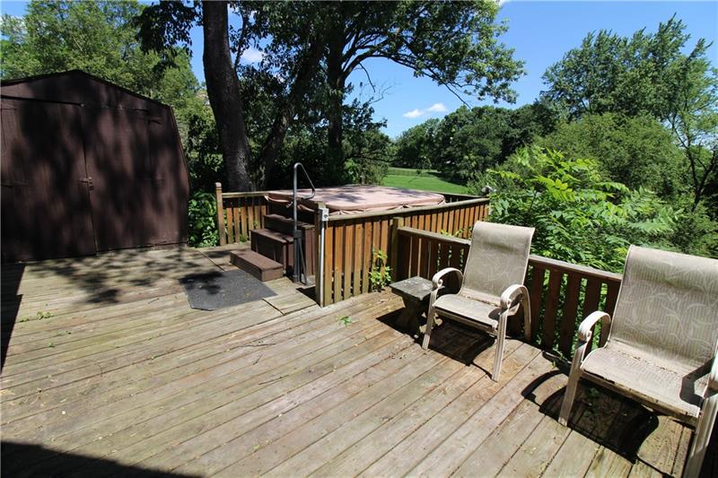 37 Forest Grove Road Coraopolis, PA 15108 - Photo 19 of 21 Rear deck with hot tub will be a favorite place to relax in the evenings.