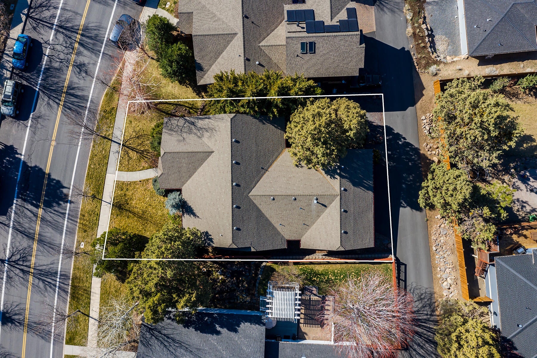 2349 Northwest Awbrey Road Bend, OR 97703 - Photo 5 of 26 Aerial View with Property Lines