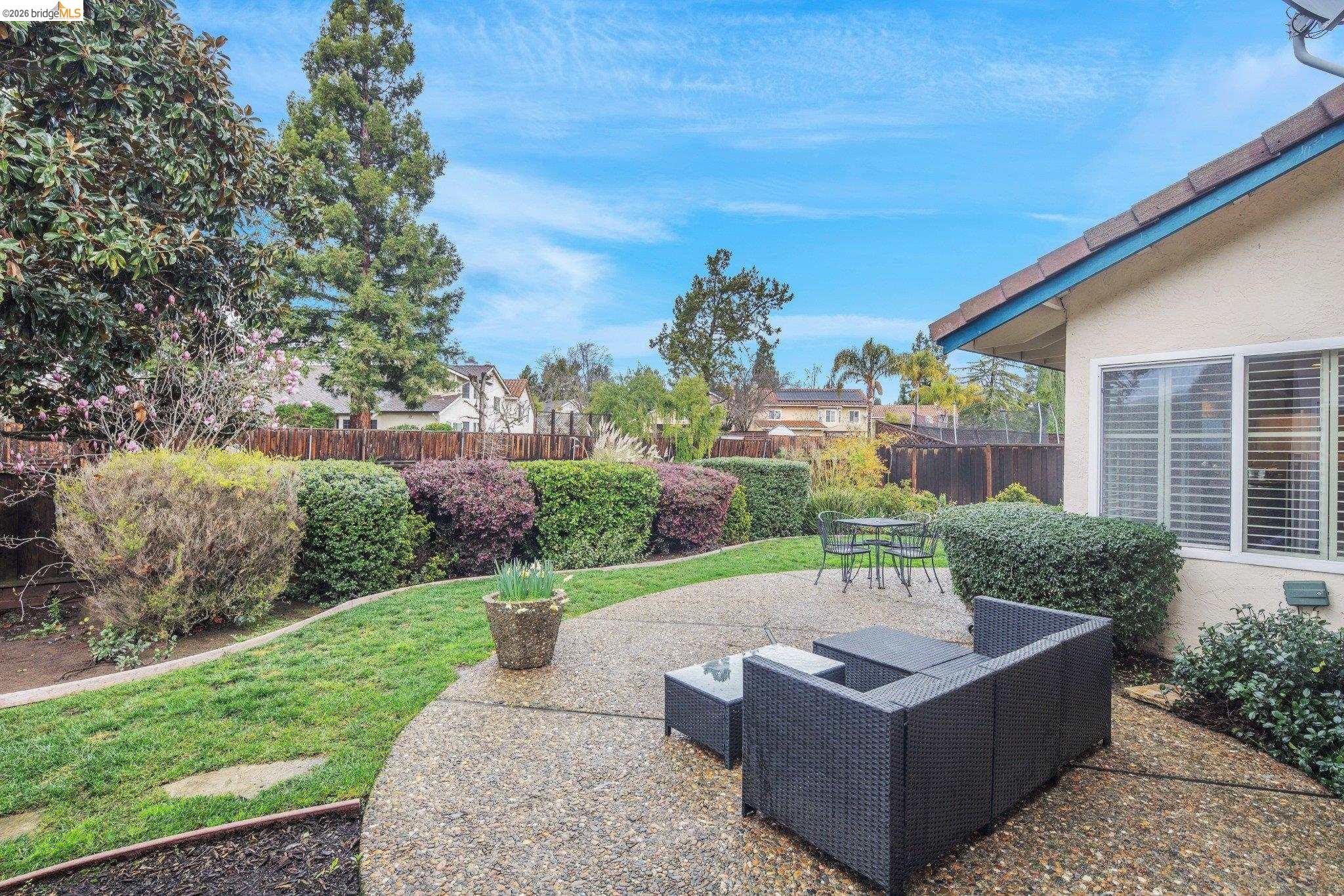 3237 Veracruz Drive San Ramon, CA 94583 - Photo 44 of 59 a view of a couches in the patio with a small yard