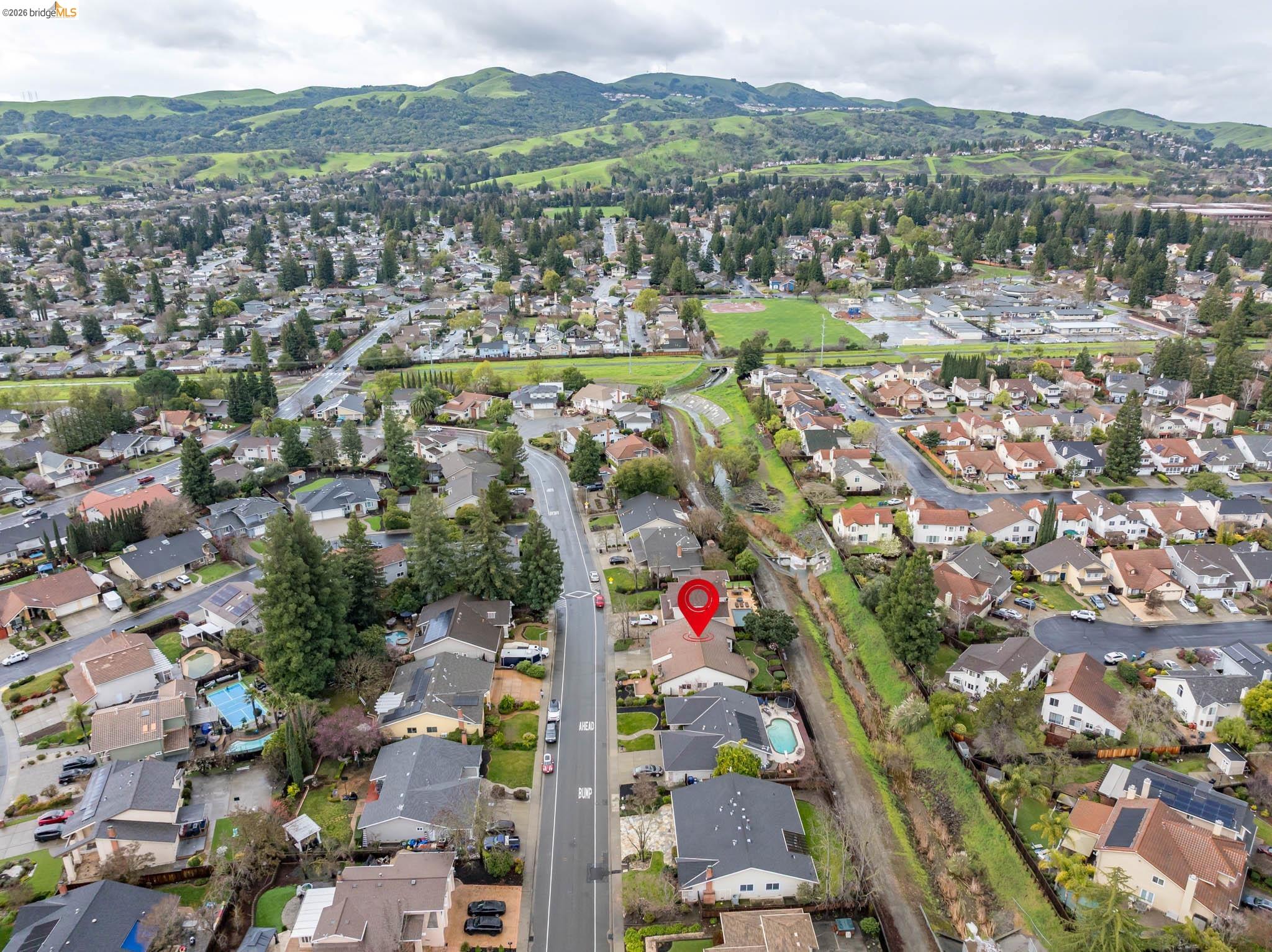 3237 Veracruz Drive San Ramon, CA 94583 - Photo 58 of 59 a view of a city with mountains in the background