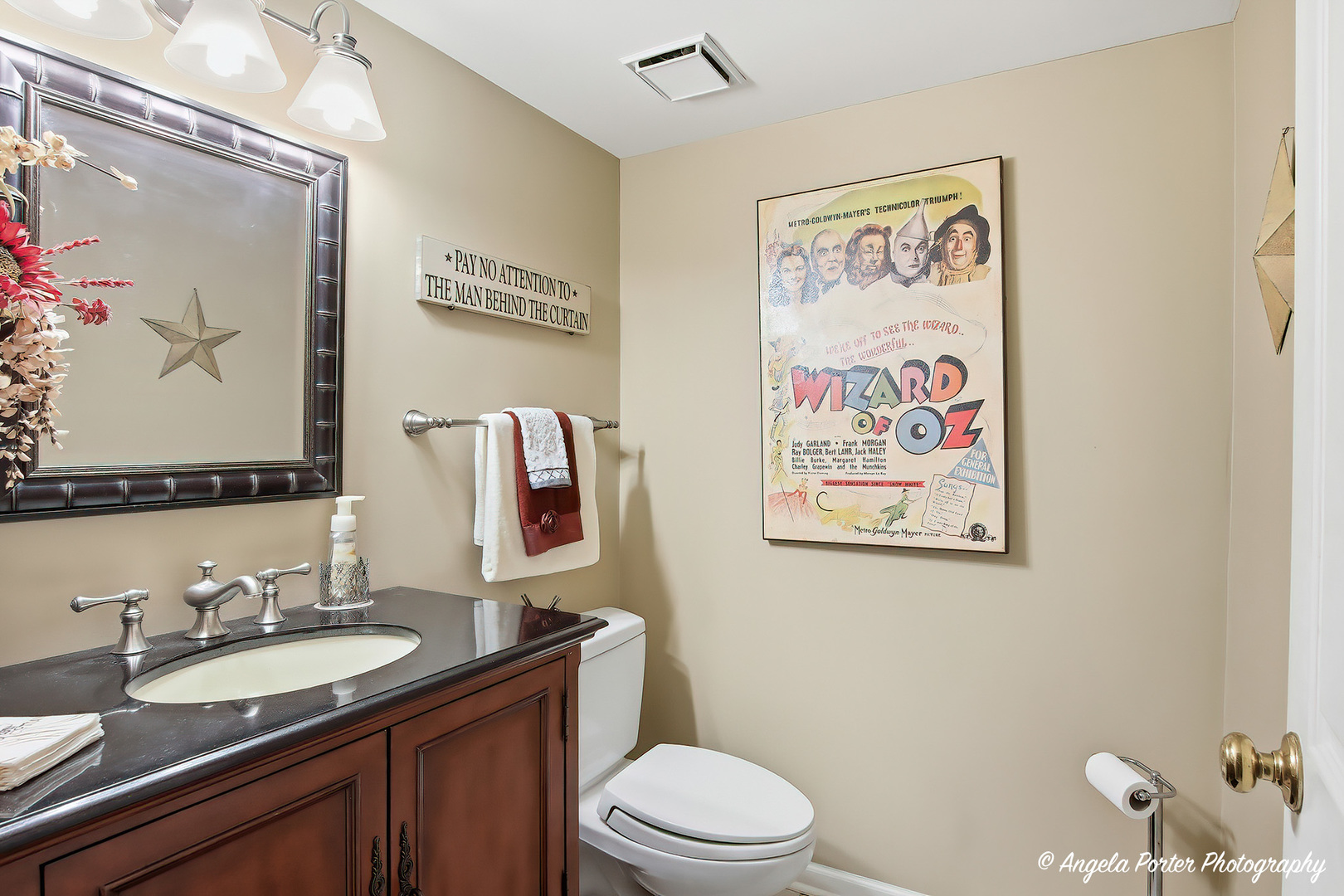 890 Shoreline Road Lake Barrington, IL 60010 - Photo 29 of 42 a bathroom with a granite countertop toilet sink and mirror