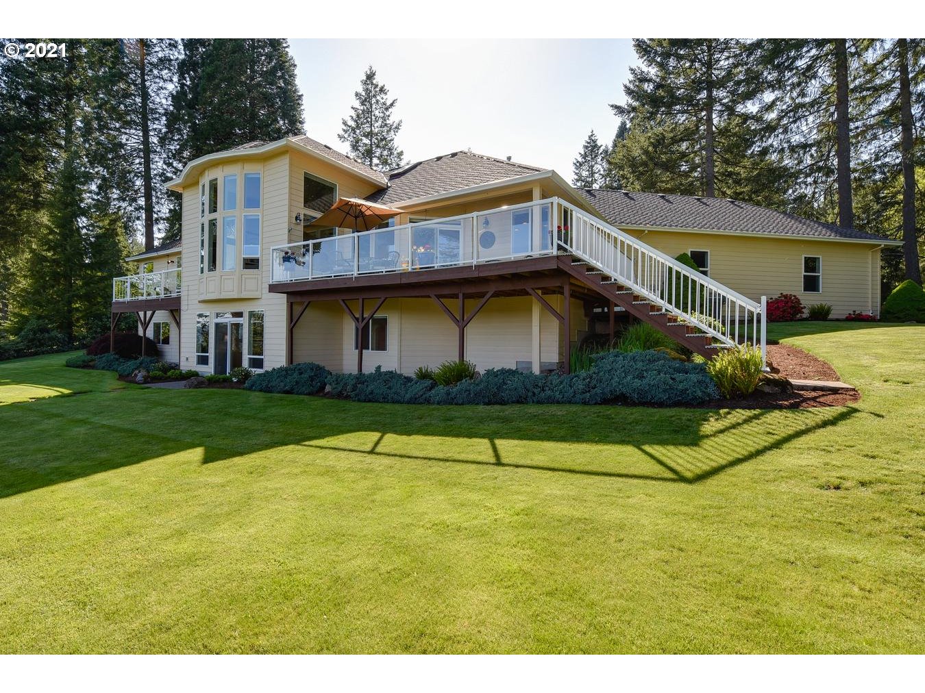 38636 Southeast Hudson Road Sandy, OR 97055 - Photo 26 of 32 a front view of a house with a yard