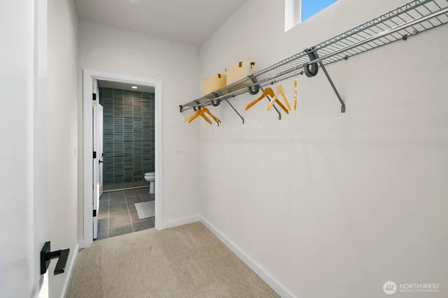 a view of walk in closet