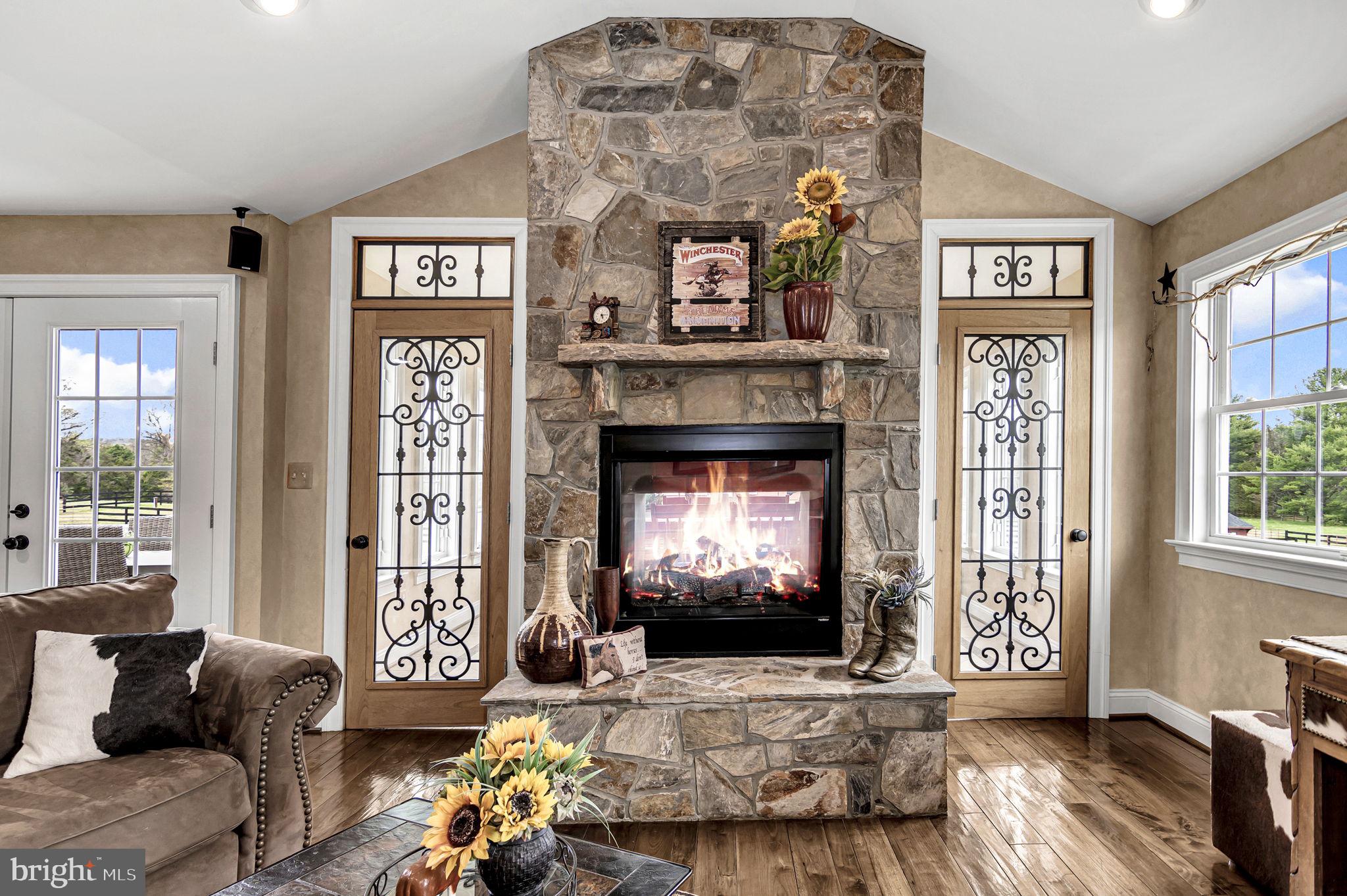 16616 Gaines Road Broad Run, VA 20137 - Photo 48 of 144 Double sided fireplace