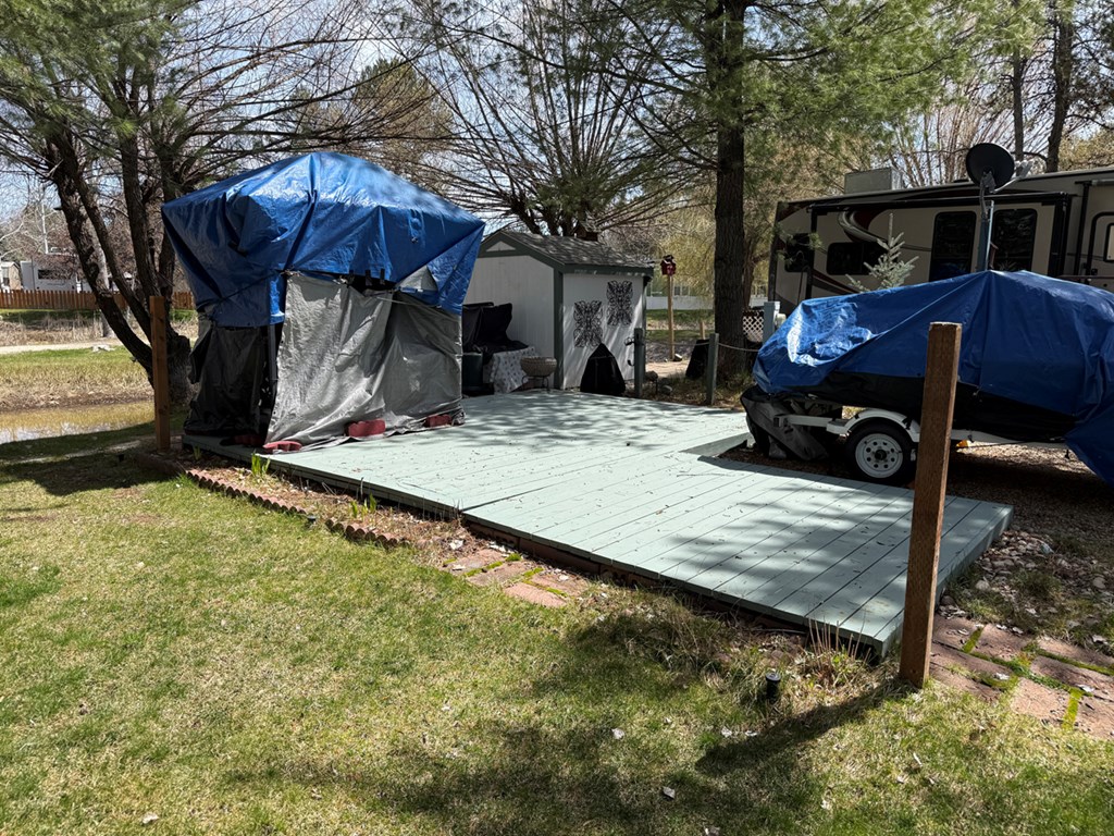 7 H Street, Unit 15 Cascade, ID 83611 - Photo 2 of 14 L Shaped Deck Ready For Your RV