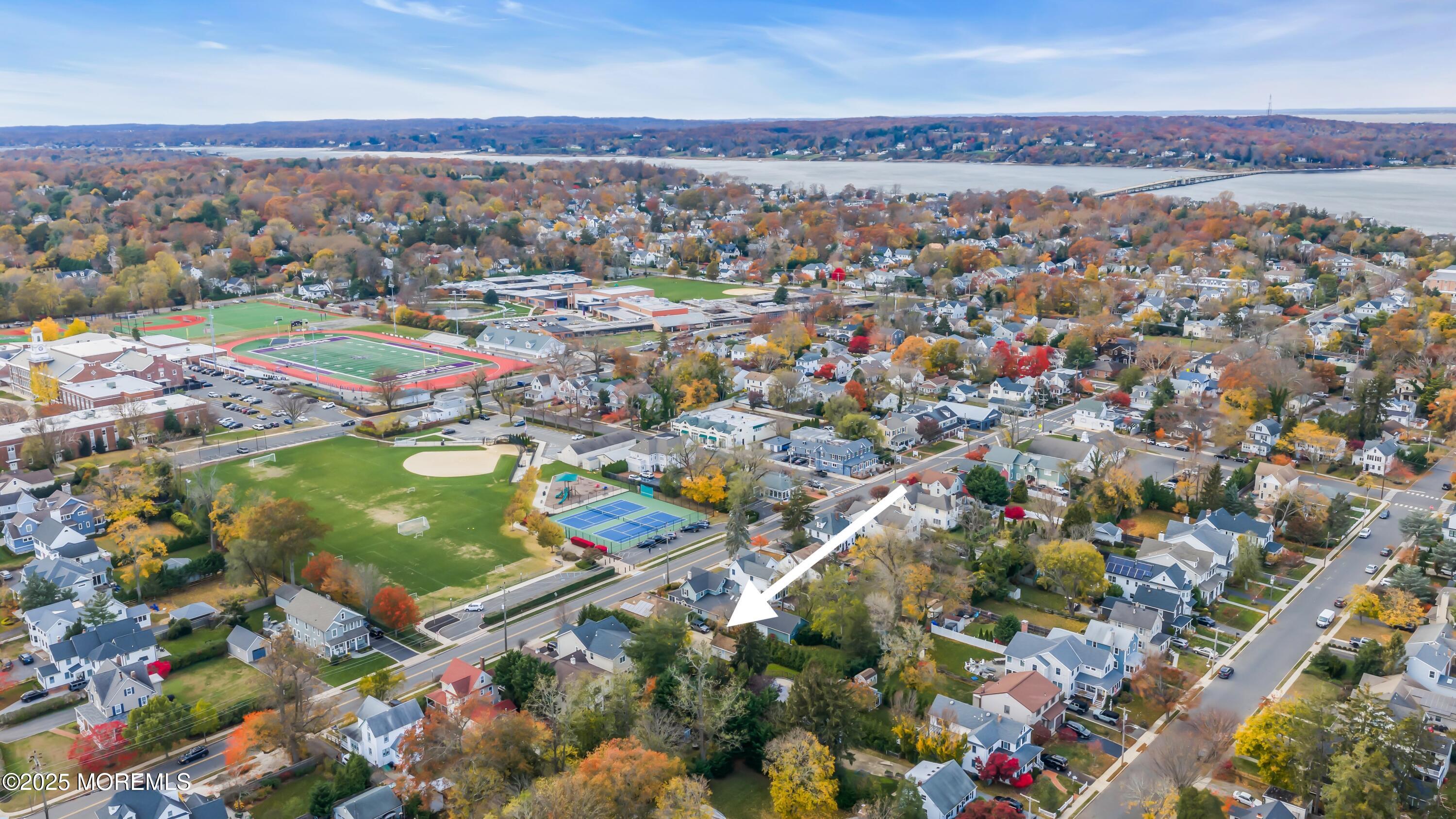 162 East River Road Rumson, NJ 07760 - Photo 11 of 70 an aerial view of multiple house