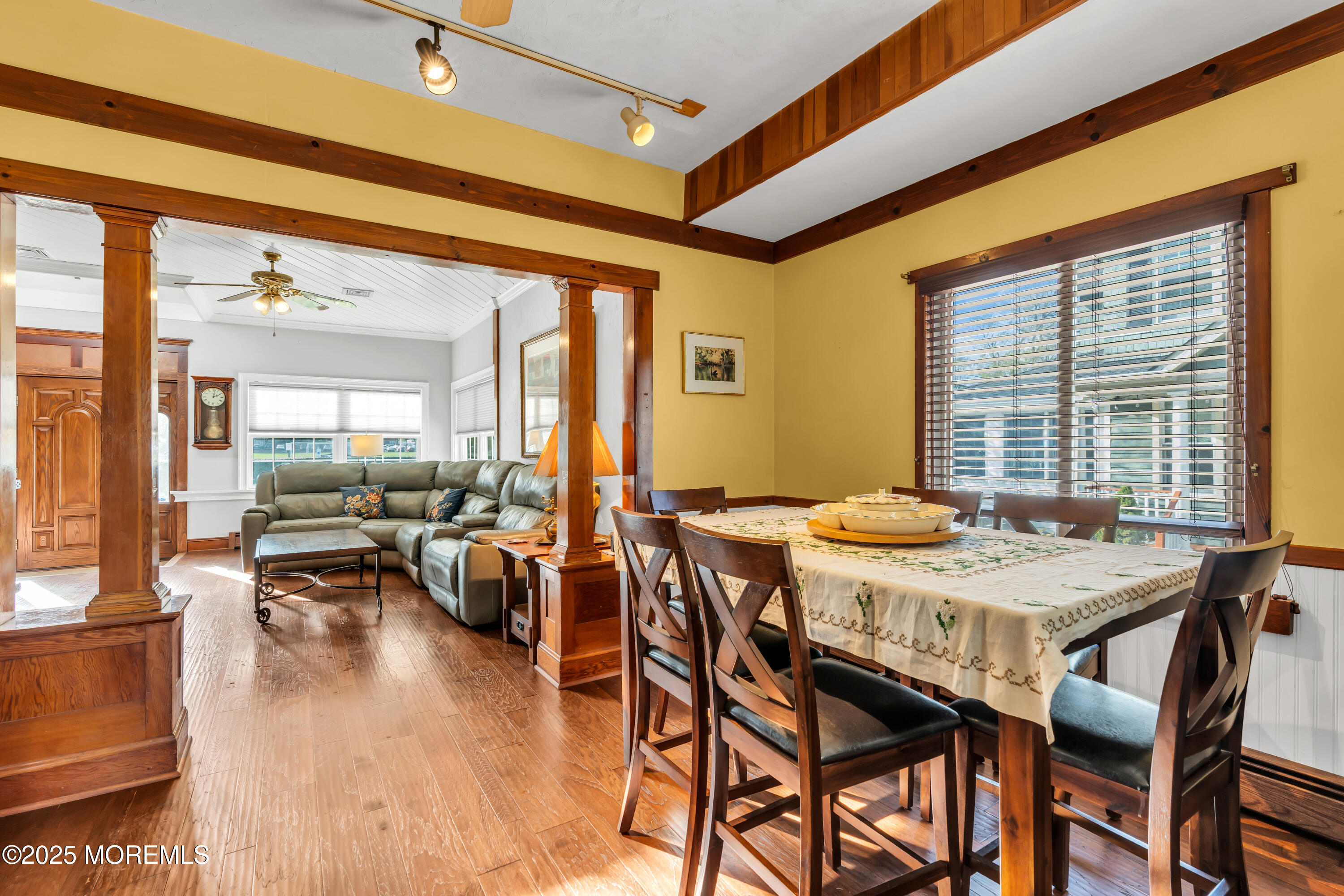 162 East River Road Rumson, NJ 07760 - Photo 18 of 70 a view of a dining room with furniture window and wooden floor