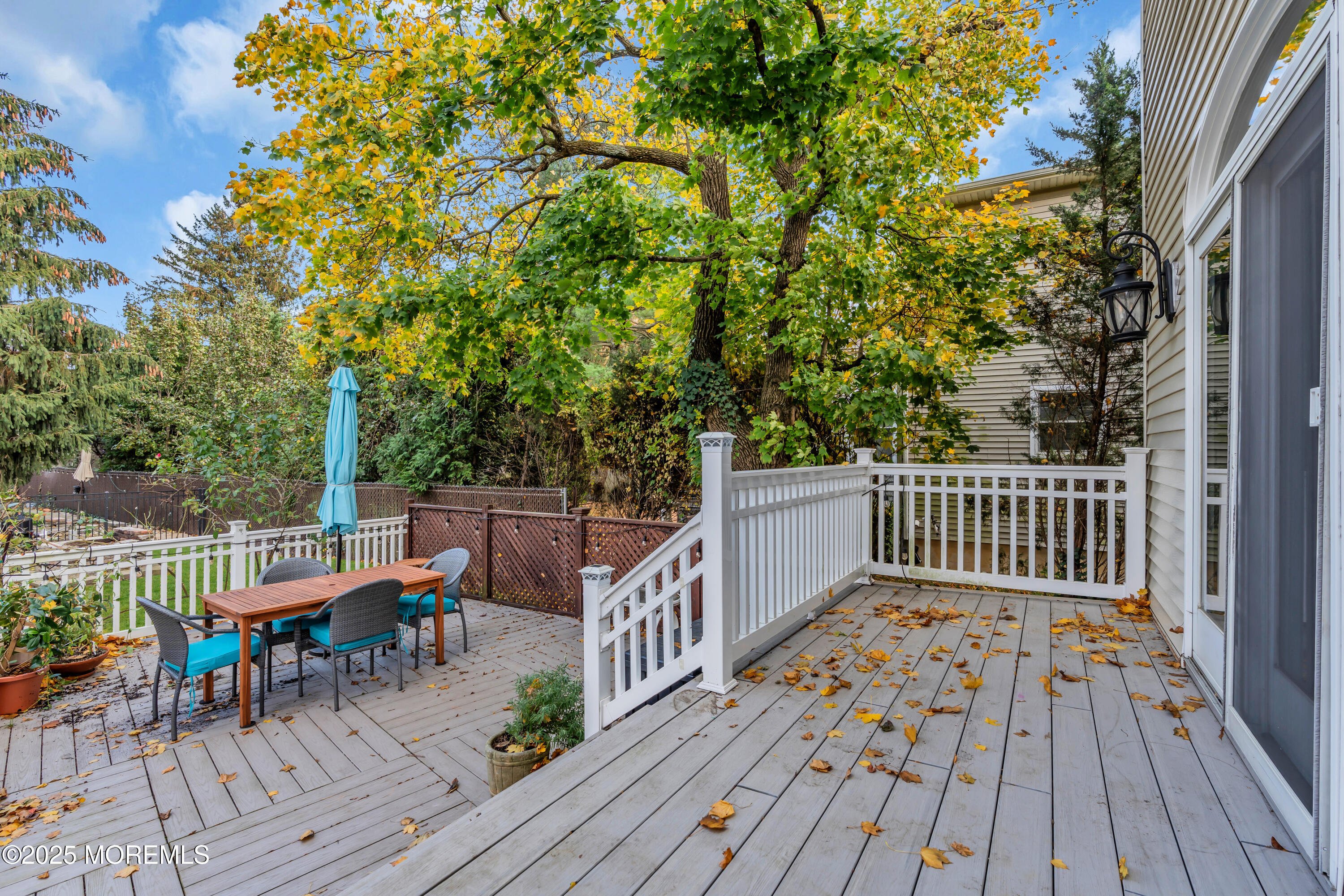 162 East River Road Rumson, NJ 07760 - Photo 51 of 70 a view of balcony with deck and wooden floor