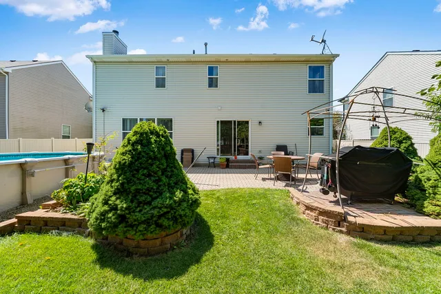a house view with a outdoor space