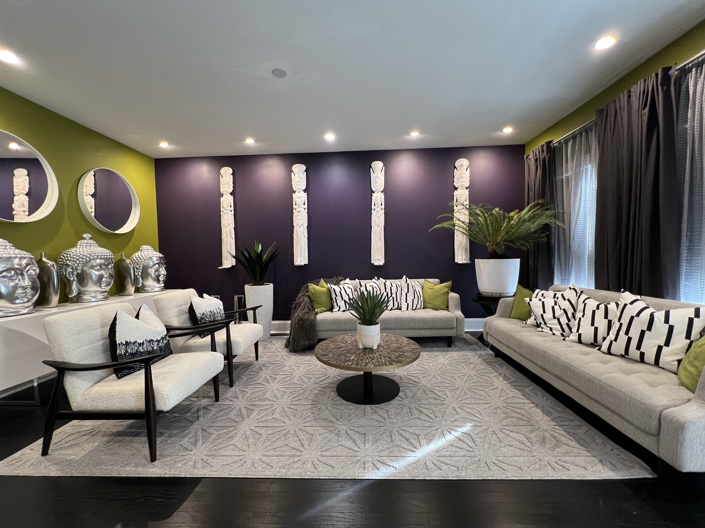 7019 South Union Avenue Chicago, IL 60621 - Photo 2 of 10 a living room with furniture and wooden floor