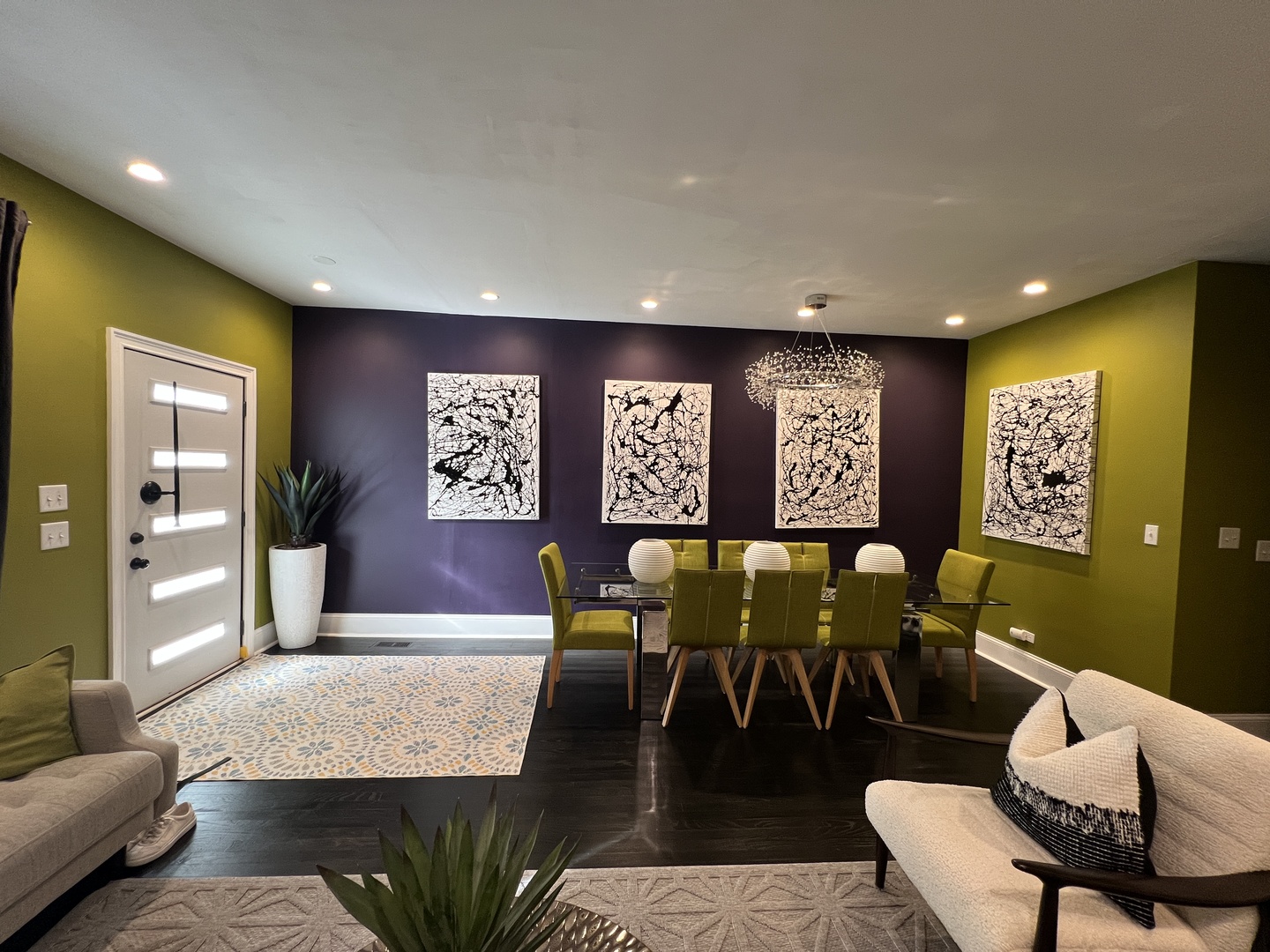 7019 South Union Avenue Chicago, IL 60621 - Photo 5 of 10 a living room with furniture and painting on the wall