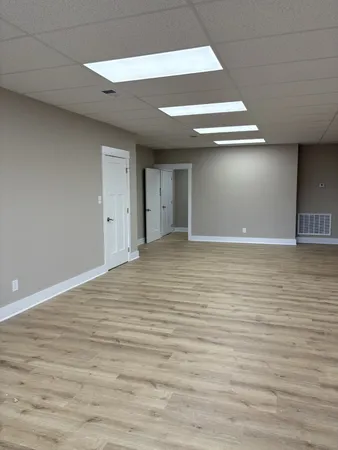 a view of an empty room