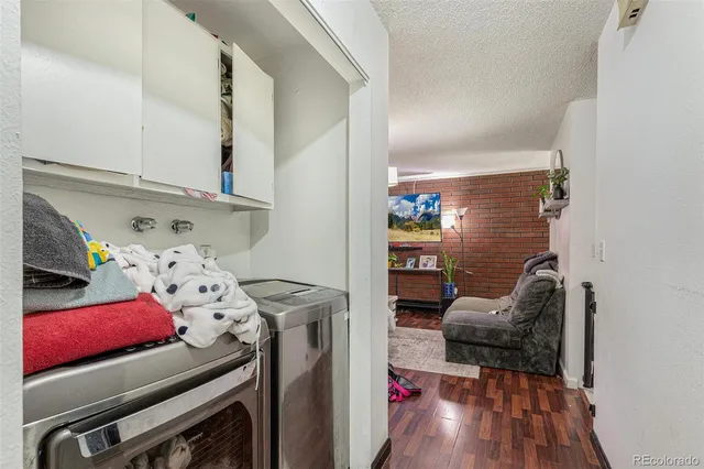 a view of a room with storage and utility