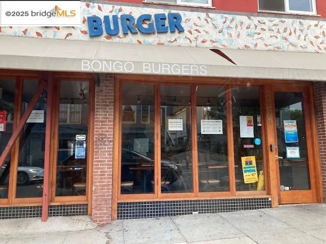 a front view of a building